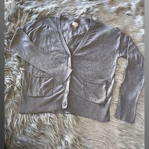 Gray cardigan/ long sleeve
